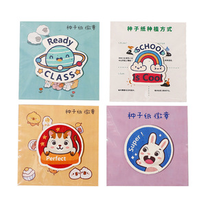 Custom Seed Paper Badges Custom Made Size Plantable Eco Friendly For Corporate Events Team Building Gifts - Product Image 2