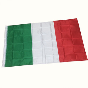 Pabrik grosir membuat kustomisasi 100% poliester 3*5 kaki bendera Italia merah putih hijau untuk iklan - Product Image 3