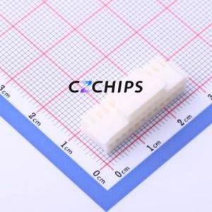 HC-PHB-2*12Y Housing (Wire-to-Board / Wire-to-Wire) P=2mm Connector ( Jack Structure: 2x12P )( Pitch: 2mm )( Row Spacing: 2mm ) - Product Image 1