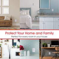 Couvertures de prise de sécurité pour enfants en ABS Nouveau style Housse de protection à l'épreuve des enfants pour prises et prises de courant pour bébé