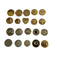 Boutons en alliage de zinc personnalisés pour denim, rivets 10 mm, grands boutons à pression, tige argentée, cœur creux, strass, chemise, veste, étoile