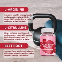 Permen Kunyah Beet Root Formula Khusus Peningkat Nitric Oxide MOQ Rendah Permen Kunyah Beet Suplemen Kesehatan Premium