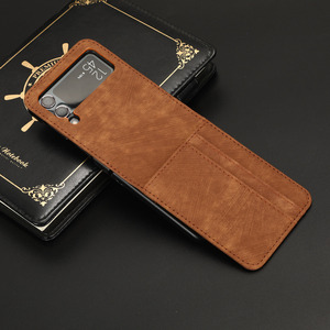 Protection de l'appareil photo étui en cuir PU porte-carte étui portefeuille pour Samsung <span class=keywords><strong>Z</strong></span> <span class=keywords><strong>Flip</strong></span> 7 6 5 4 <span class=keywords><strong>3</strong></span> étui de téléphone portable <span class=keywords><strong>coque</strong></span> de couverture - Product Image 5