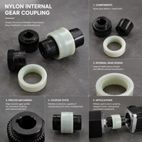 Manchon de couplage flexible en nylon NL, compatible OEM, pour connexion de pompe à huile d'engrenage