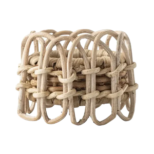 Servilleteros ecológicos duraderos de estilo bohemio tejido de bambú de nuevo diseño personalizable boda Navidad hogar Hotel Vietnam - Product Image 1