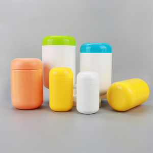 Nueva Llegada 2026 Botella Redonda de Plástico PET de Boca Ancha para Dulces y Frutos Secos de Alta Calidad, 170ML 300ML 500ML 700ML 1000ML 1200ml - Product Image 2