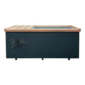 Bañera de Hidromasaje de Cedro Rojo de Alta Gama Directo de Fábrica con Enfriador 1P, Spa en Casa con Revestimiento de Acero Inoxidable para Terapia con Agua Fría - Product Image 2