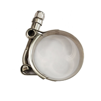Collier de serrage à vis en T robuste en acier inoxydable pour tuyaux et conduites avec écrou de blocage en nylon 49-55mm