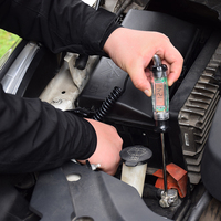 Probador de Circuitos Automotrices 3V-30V DC con Pantalla Digital y Sonda para Pruebas de Batería y Sistema Eléctrico