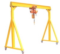3 tonnes 5 tonnes Portable Mobile réglable portique grue cadre Portable portique grue petit portique grue