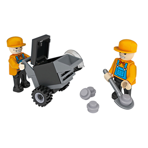 YIRUN <span class=keywords><strong>TOYS</strong></span> 257pcs <span class=keywords><strong>camion</strong></span> della raccolta dei rifiuti con figure modello di auto-assemblaggio building blocks mattone per giocattoli educativi per bambini - Product Image 2