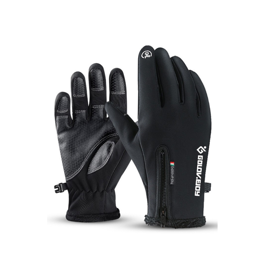 Уличная водонепроницаемая обувь для мужчин и женщин; Перчатки, сенсорный экран, с защитой от ветра, теплые сапоги на молнии для спортивная езда на велосипеде