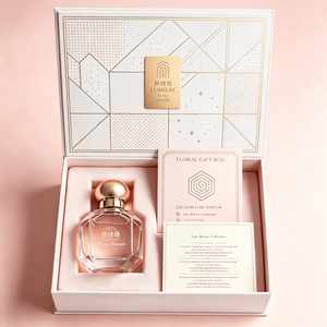 Boîte cadeau à fermeture magnétique avec poignée pour emballage de parfum, boîte haut de gamme pour coffret de soins de la peau, coffret de voyage - Product Image 2
