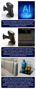 Analyseur de carbone LIBS portable, spectromètre laser portable pour l'analyse des éléments de l'acier et l'inspection des matériaux métalliques - Product Image 4