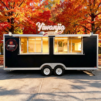 Remolque de Comida Completamente Equipado en Venta, Remolque Móvil para Café y Bar, Remolque para Helados, Carrito de Hot Dogs, Camión de Comida