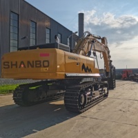 Ekskavator Berat 56 Ton Struktur Kokoh 300kW Tenaga Diesel Impor untuk Konstruksi Bangunan Infrastruktur