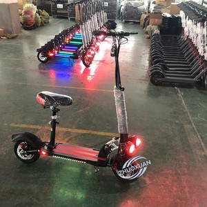 Trottinette électrique tout-terrain pliable de 11 pouces, 60V, double moteur, en alliage d'aluminium, trottinette de banlieue à deux roues pour adultes - Product Image 3