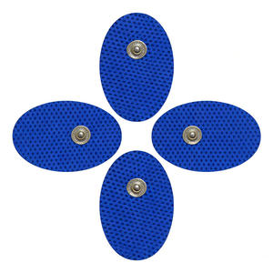 Elektroda Oval <span class=keywords><strong>TENS</strong></span> yang Baik Mengikat, Dapat Digunakan Kembali, untuk Unit <span class=keywords><strong>TENS</strong></span>, Bantuan Pereda Nyeri dan Pijat - Product Image 2