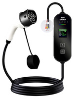 Cargador de Alta Calidad IP66 32A Sin Enchufe - Tipo 2 Estándar Europeo, Cable de Carga de 5m, 7kW, Pantalla a Color
