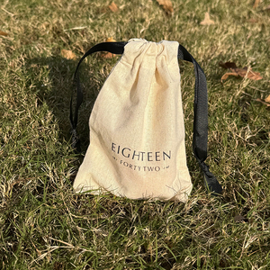 Sac à cordon en coton biologique avec logo personnalisé, certifié GOTS, recyclable, pour cadeaux - Product Image 3