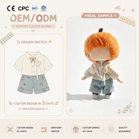 Vêtements de poupée personnalisés en gros OEM/ODM pour tenues de poupées BJD en coton