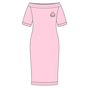 <span class=keywords><strong>Abito</strong></span> estivo da donna OEM, nuovo modello casual con <span class=keywords><strong>scollo</strong></span> <span class=keywords><strong>a</strong></span> barchetta, spalle scoperte, sexy, <span class=keywords><strong>a</strong></span> maniche corte, lunghezza midi. - Product Image 1