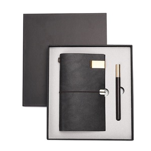 Regalos IStapromo: Bolígrafo de Madera de Caoba con Cuero, Cuaderno de Tapa Blanda, Set de Regalo con Libreta, Ideal para la Escuela o Negocios - Product Image 4