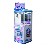 Vente en gros usine : Machine à griffes à monnayeur Star Cat avec éclairage LED pour centres commerciaux, salles de jeux et boutiques