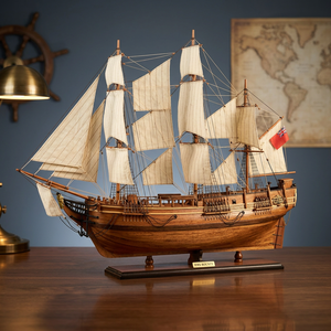 แบบจำลองเรือเดินสมุทรไม้ HMS BOUNTY - งานฝีมือจากเวียดนาม GIA NHIEN CO. LTD TS0020W ของตกแต่งและของสะสม - Product Image 2