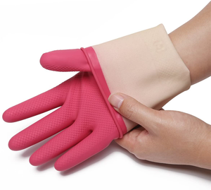 Gants de Nettoyage Ménager en Caoutchouc Gants en Latex pour la Lessive la Cuisine la Vaisselle et le Travail - Product Image 3