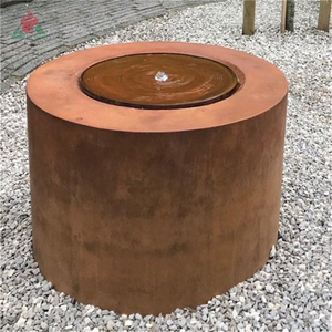 Fontana a Colonna Decorativa per Hotel, Fontana d'Acqua in Rame per Esterni, Cascata per Piscina - Product Image 3