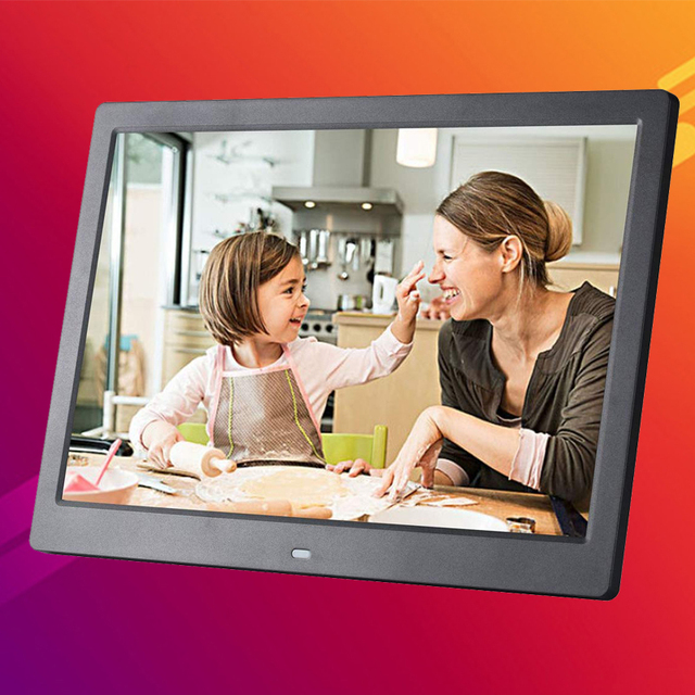 Custom 8GB storage Lcd Digital Photoframe 12" 13 Inch Electric movie screen Advertising player