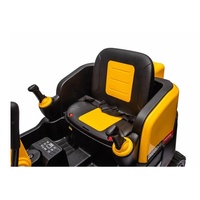 Vente en gros usine Nouveau design Excavatrice électrique 24V à batterie pour enfants avec ceinture de sécurité et chenilles réalistes