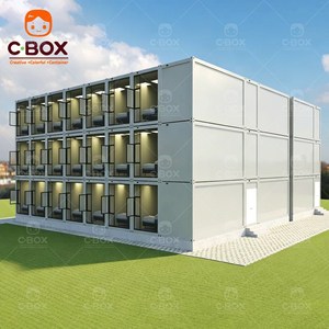 Cbox Maison Conteneur Mobile Modulaire Préfabriquée en Kit pour Hébergement, Bureau et Appartement, 3 Étages, pour Campings Miniers, Vente en Gros - Product Image 1