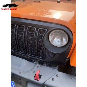 Nueva Parrilla Delantera de Malla Negra Estilo JL para <span class=keywords><strong>Jeep</strong></span> Wrangler JK 2007-2017, Accesorios Todoterreno - Product Image 3