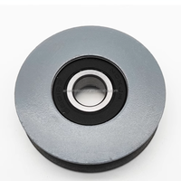 Mitsubishi ascenseur pièces de rechange ascenseur porte cintre rouleau suspendu porte rouleau porte cintre roue rouleau 56*14*6201 pour XIZI OTI *
