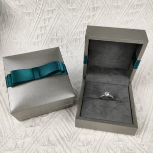 Embalaje con colgante de lujo, caja de embalaje de joyería personalizada, papel de cuero PU, joyería, reloj, caja de anillo - Product Image 5