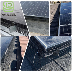 6inx100ft bảng điều khiển năng lượng mặt trời lưới | chim lưới | bảo vệ Critter 1.0mm PVC năng lượng mặt trời trên mái nhà dễ dàng cài đặt Pigeon chống cho tấm pin mặt trời - Product Image 5