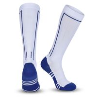 Chaussettes de compression graduée en nylon et élasthanne 20-30 mmHg, personnalisées en gros, chaussettes de sport professionnelles tricotées en 3D pour la performance athlétique