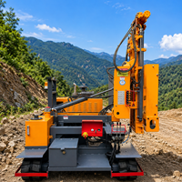 Viteuse de pieux de garde-corps entièrement automatique à vitesse de construction rapide et forage précis