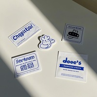 Autocollants Lettres Découpées en Vinyle Personnalisés et Imperméables avec Logo pour Promotion et Loisirs Créatifs