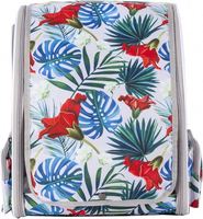 Sac à dos de transport pour oiseaux avec perchoir en bois, sac à dos de voyage pour oiseaux (multicolore, sac à dos pour oiseaux)