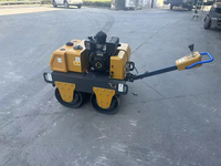 Compacteur vibrant à double tambour XMR060 de 600 kg, 75 Hz, force excitante de 20 kN, moteur fiable, transmission hydrostatique