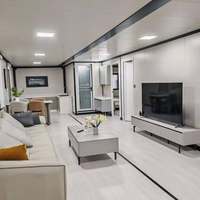 Casa Contenedor Móvil Prefabricada de Acero Expandible de 20 y 40 pies con 2, 3 o 4 Dormitorios, Casa Contenedor Plegable Prefabricada