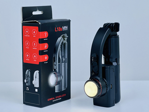 L18smini Đa Chức Năng Không Dây Gimbal Ổn Định Bluetooth Tripod Ảnh Tự Sướng Stick Điền Ánh Sáng Ảnh Tự Sướng Stick Điện Thoại Di Động Chủ - Product Image 3