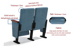 Silla <span class=keywords><strong>de</strong></span> auditorio plegable <span class=keywords><strong>de</strong></span> alta calidad, tablero <span class=keywords><strong>de</strong></span> escritura, tela suave y cálida para <span class=keywords><strong>teatro</strong></span> escolar, gimnasio, cines, muebles <span class=keywords><strong>de</strong></span> estilo moderno - Product Image 3