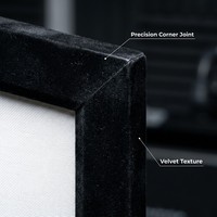 Écran de projection acoustiquement transparent à cadre fixe SHENGMU HK-01, 16:9, PVC, hauteur 189 cm, garantie 1 an pour home cinéma