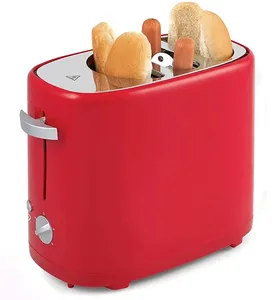 229066 Pão hot dog torradeira 2 slot cachorro-quente e pão torradeira com mini pinças