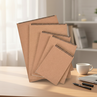 Carnet de croquis A5 personnalisable BOYI en gros, couverture rigide spirale, impression UV sur la couverture, 30 feuilles intérieures personnalisables