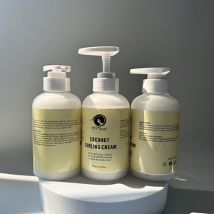 Logo personalizzato di fabbrica per la cura dei capelli ricci lozione per lo Styling naturale burro di karité lisciante luce brillante tenere arricciata crema - Product Image 1